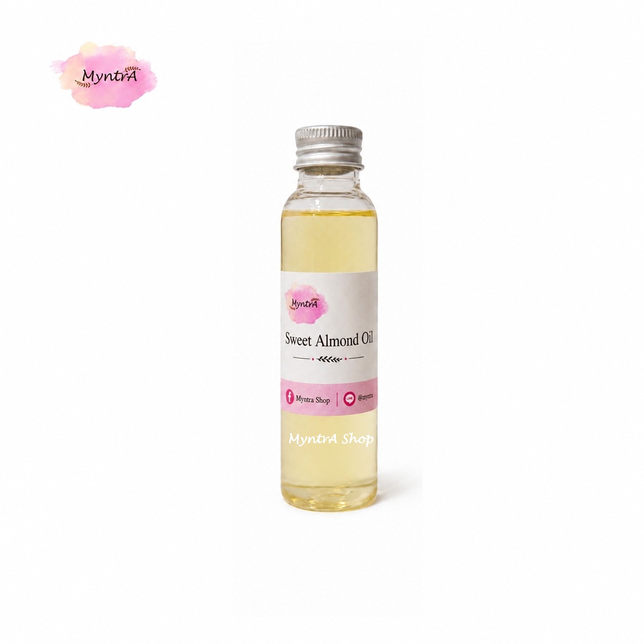 น้ำมันอัลมอนด์ Sweet Almond Oil 100% (Spain.) 50 g. (55 ml.)
