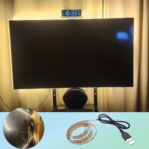 สายไฟ LED 5V White / Warm White Light USB สําหรับตกแต่งบ้าน ติดหลัง TV/ตกแต่งบ้าน ยาว 3/4/5/10 เมตร