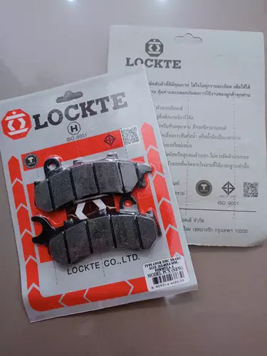 ผ้าดิสเบรคหน้า PCX-New ของ Lockte รหัส 8859314468639