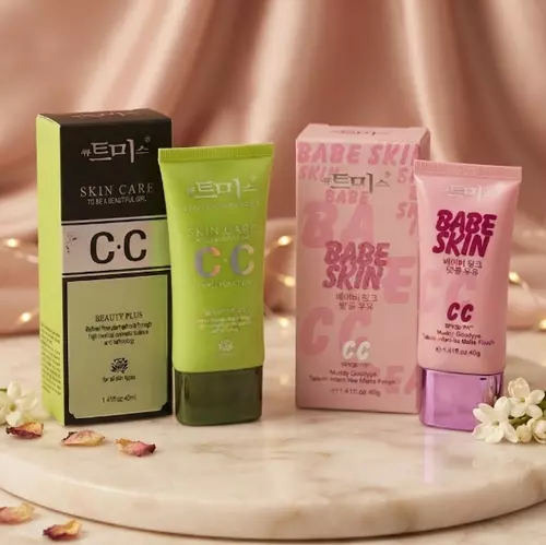 CC Cream SKIN CARE BABE SKIN ซีซีครีม สีเขียว / สีชมพู