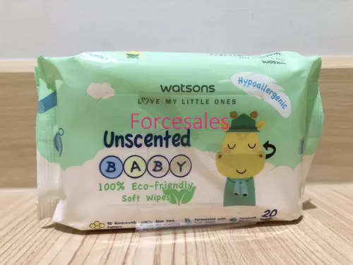 WATSONS วัตสัน เบบี้ อันเซ้นต์เท็ด20แผ่น x 3 แพ็ค