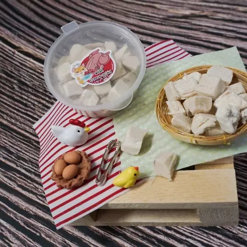อกไก่ฟรีดดราย เพิ่มโปรตีนให้กับสัตว์เลี้ยง **สั่งขั้นต่ำ 50**