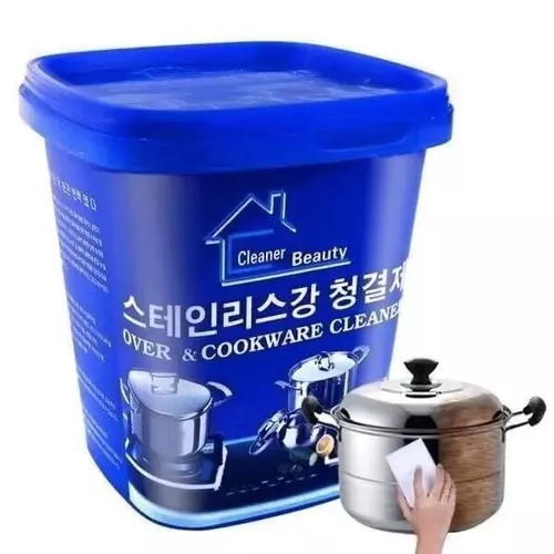 ผงทำความสะอาดเครื่องครัว สแตนเลส ขจัดคราบเอนกประสงค์ Cleaner Beauty Oven Cookware Cleaner