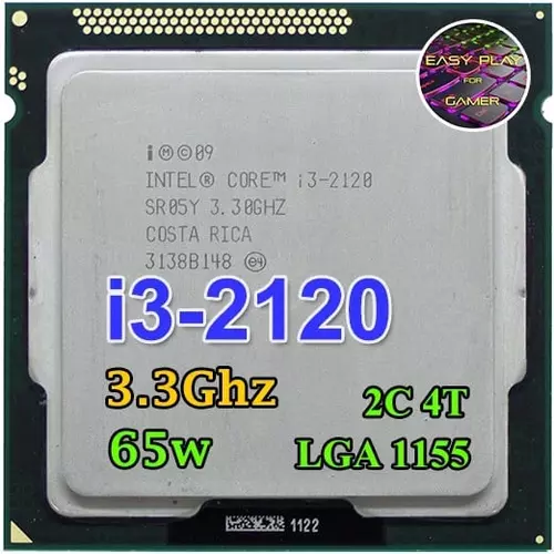 ⚡️CPU Intel Core i3-2120 2คอ4เทรด 65W LGA 1155 ฟรีซิลิโคน1ซอง i3 2120 USED