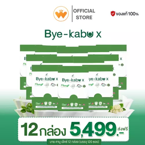 โปร 12กล่อง BYE KABU X บาย คาบู เอ็กซ์  ปนันชิตา ส่งจากบริษัท
