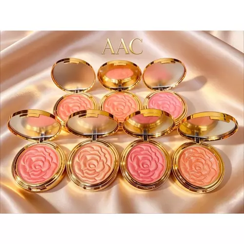 AAC บลัชออนกุหลาบตลับทอง ลายกุหลาบ บลัชออนหน้าเงา ไฮไลท์แก้มฉ่ำโกลว์ ประกายชิมเมอร์  ปัดแก้มหน้าผ่อง