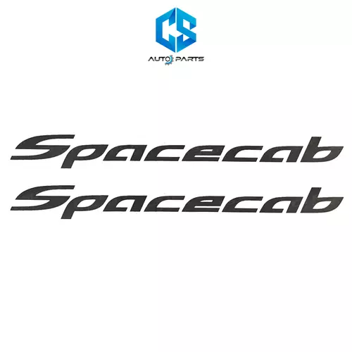 สติ๊กเกอร์ Spacecab (สีเทาเข้ม) - ISUZU D-MAX ALL NEW ปี12-19 (ติดข้างประตู)