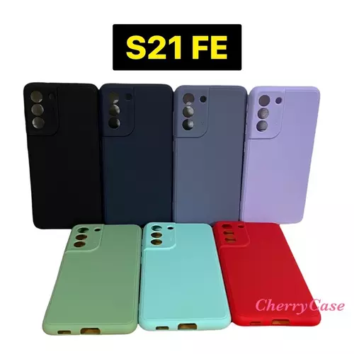 เคสนิ่มหลากสี Samsung Galaxy S21 FE เคส TPU เคสกันรอย กันขูดขีด คลุมป้องกันกล้อง