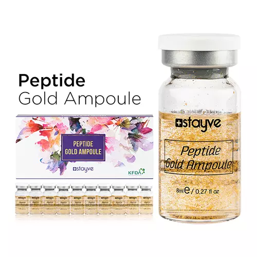 STAYVE EGF Peptide Gold Ampule 8ml ช่วยสร้างเซลล์ผิวใหม่และลดเลือนริ้วรอย ยกกล่อง 10 ขวด **ของแท้100% นำเข้าจากเกาหลี**
