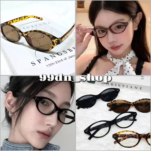 แว่นแฟชั่น แว่นกันแดด QT002 ทรงแคทอาย ป้องกันUV100%