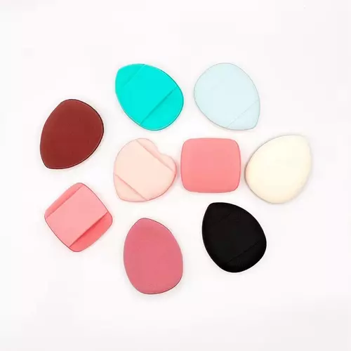 (แพ็ค 5 ชิ้น) คละสี คละแบบ สุ่มหยิบให้นะคะ Mini Puff ฟองน้ำ พัฟจิ๋วเอนกประสงค์ ขนาดเล็ก