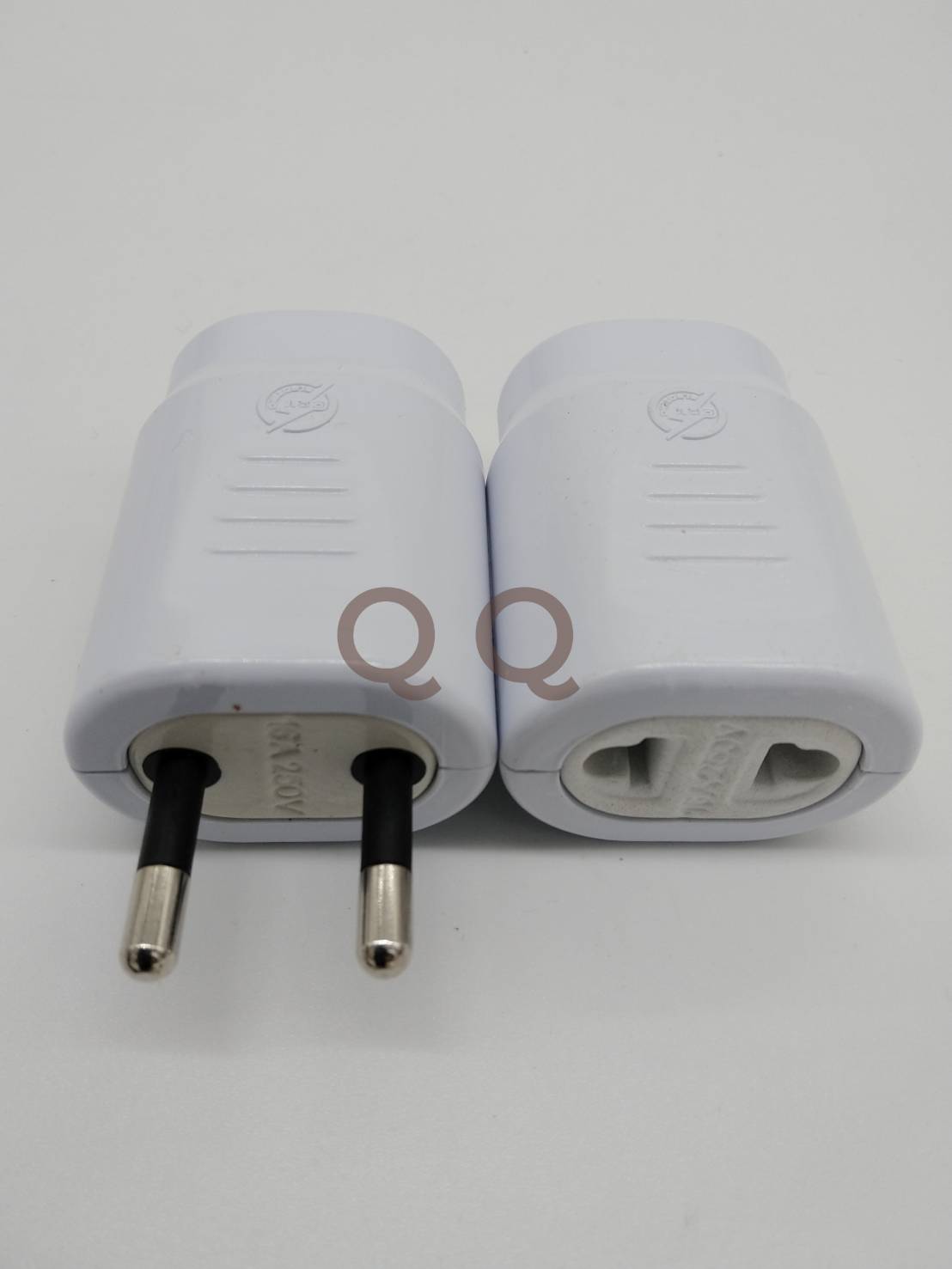 CRT​ ปลั๊ก​ตัวผู้​2ขา+ปลั๊ก​ ตัวเมีย​2ขา​ ​16A​ 250V​ (ราคา​ต่อ​1​คู่)​