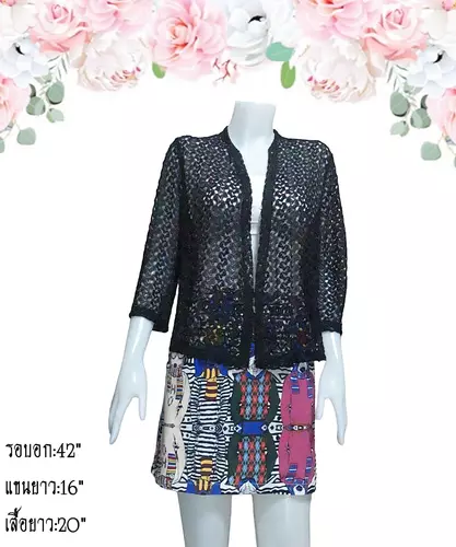 เสื้อไหมพรมมือสอง คาร์ดิแกน/เสื้อคลุมแขนยาวแฟชั่น/สเวตเตอร์